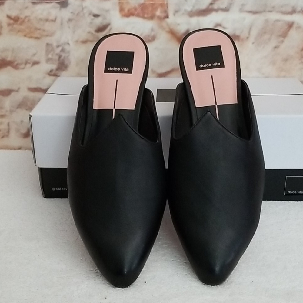 New Dolce Vita Marco Leather Mules - Picture 6 of 8